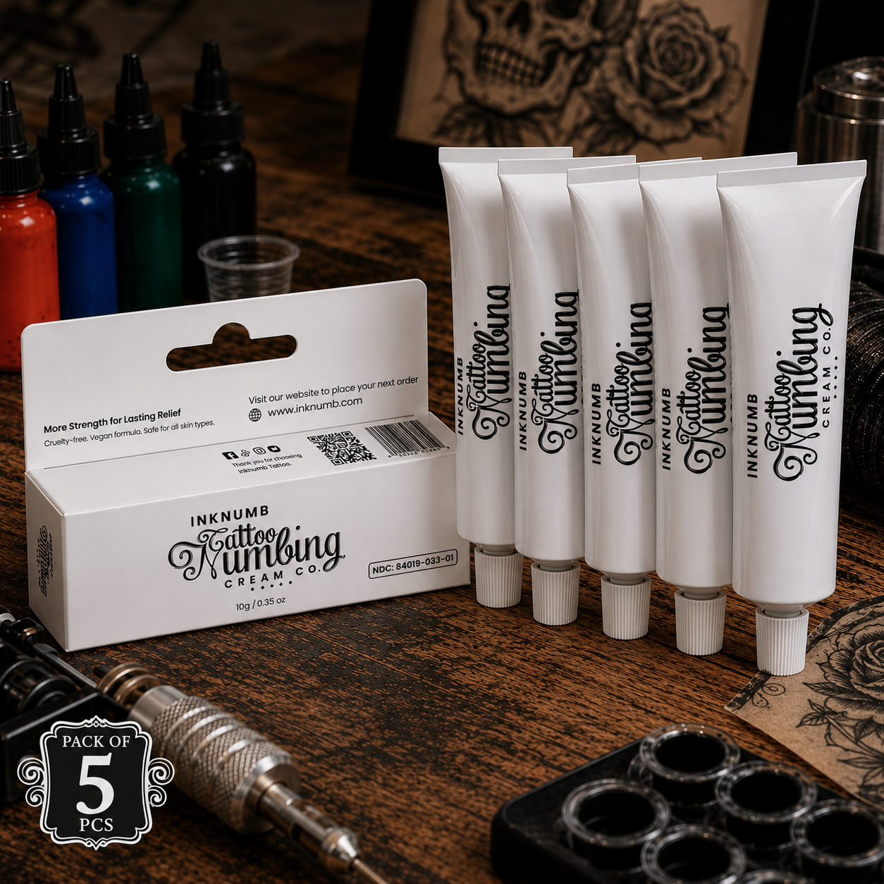 Inknumb Tattoo Numbing Cream 5 Tubes